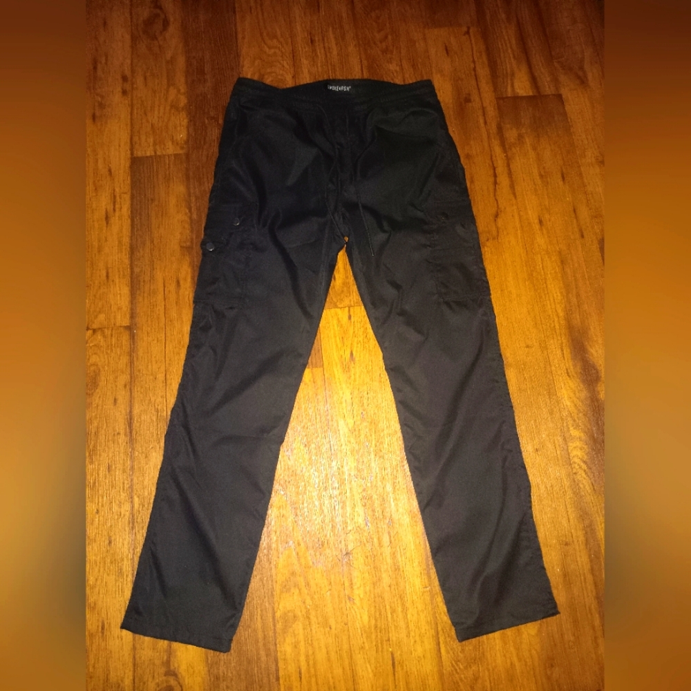 Men's Black Cargo Pants Size Large 32